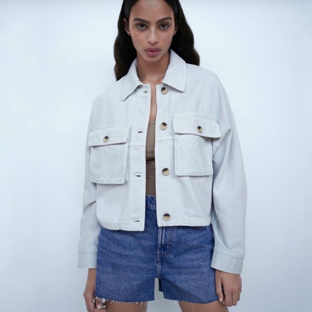 Zara light denim jacket